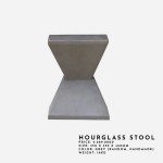 Đôn xi măng Hourglass