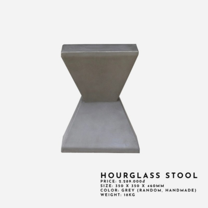 Đôn xi măng Hourglass